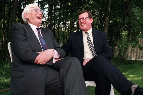 Pacemaker Seamus Mallon and David Trimble