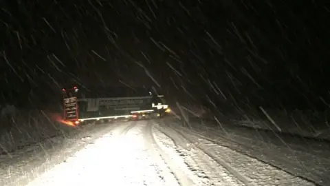DGVost Jackknifed lorry