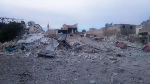 House of a student in Eastern Ghouta