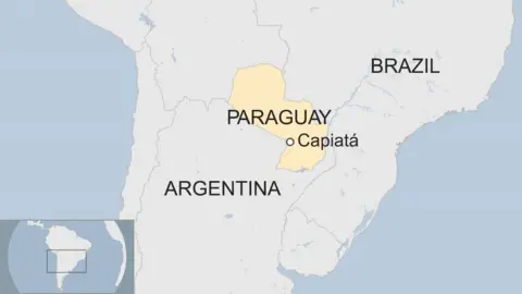 Map of Paraguay