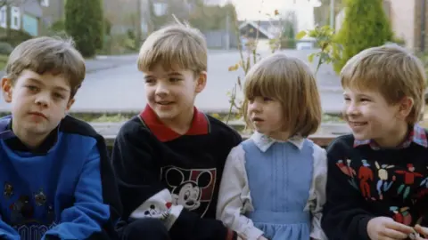 Family handout From left: siblings Rupert, Magnus, Izzy and Guy