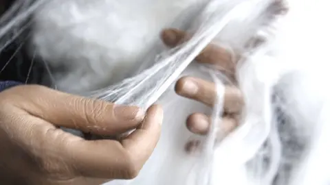 Spinnova Spinnova fibres are made from cellulose from raw wood pulp