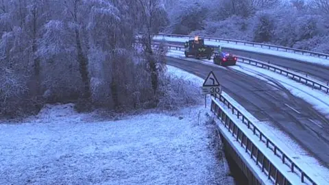 Traffic Wales South A449 near Raglan