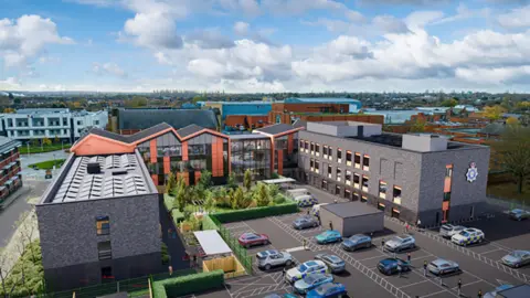 North Lincolnshire Council Artist impression of new police station