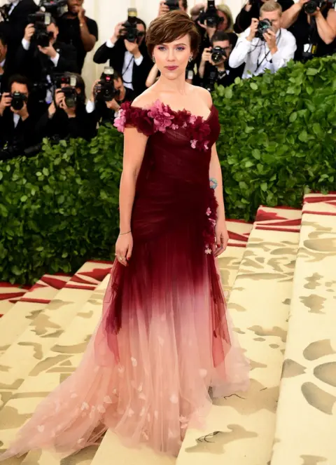 PA Scarlett Johansson at the Met Gala