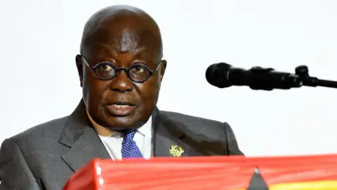 AFP Ghanian President and candidate of the ruling New Patriotic Party (NPP) Nana Akufo-Addo