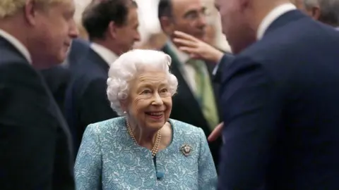 Getty Images The Queen and Boris Johnson