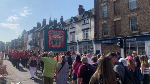 Alex Kirkup Durham Miners' Gala