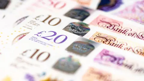 Getty Images Bank notes (sterling)