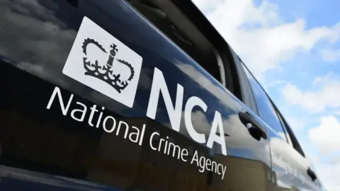 PA National Crime Agency van