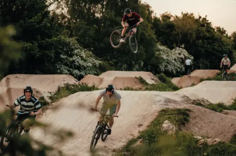 Charlie Clark Riders at Bolehills BMX track