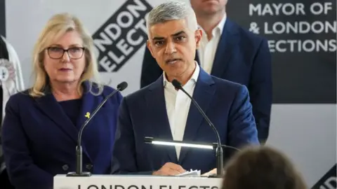 Getty Images Sadiq Khan and Susan Hall