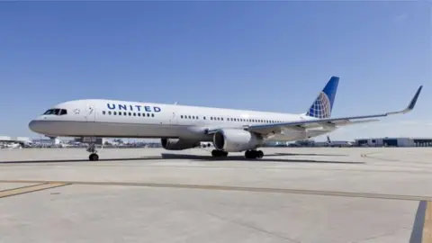 United Airlines A United Airlines plane