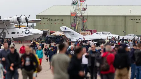 IWM Duxford People at IWM Duxford air show