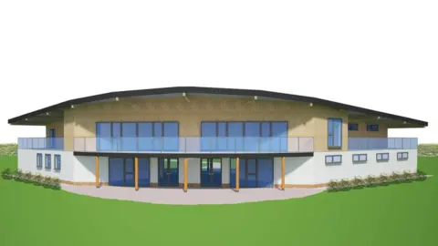 Swindon Town Football in the Community Trust Illustration of planned pavilion