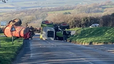 Atlantic Motor Services Tractor accident