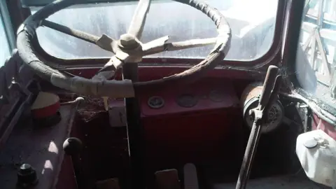 Omega Auctions Interior of Wings Over Europe bus