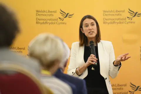 Getty Images Welsh Liberal Democrat leader Jane Dodds