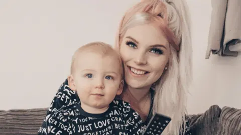 Faye Easter Faye and her baby