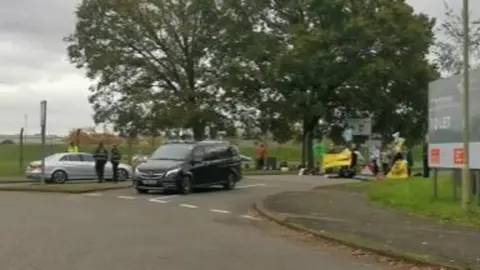 Demo at Farnborough airport