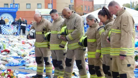 Leicestershire Fire and Rescue Service Leicestershire firefighters