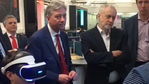 BBC Richard Leonard and Jeremy Corbyn