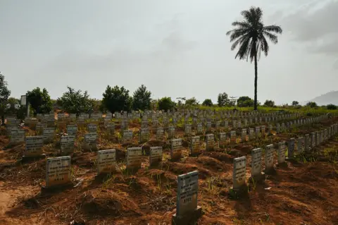 Hugh Kinsella Cunningham Waterloo Ebola Graveyard. Sierra Leone.