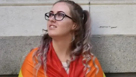 Family handout Jodie Chesney at 2018 London Pride