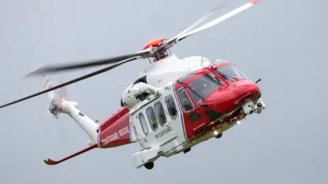 MCA Coastguard helicopter