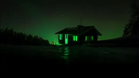 Tourism Ireland Global Greening The Tilted Sauna in Kirkkonummi, Finland