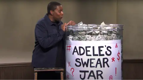 NBC Adele's swear jar