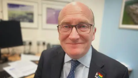 Nikki Fox/BBC Chief Executive of Colchester Hospital, Nick Hulme