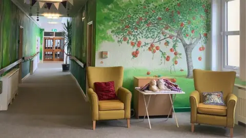 LV Group Garden scene on care home wall