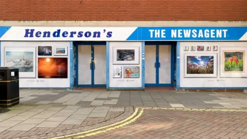 Jamie Hall, Stylize Graphics Art in shop windows in Haverhill