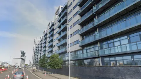 Google Flats in Lancefield Quay in Glasgow