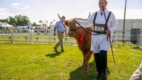 Participant with cow (from 2017 show)