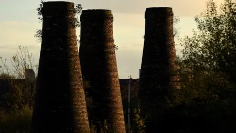 Getty Images Pottery kilns