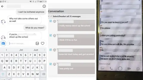 North East Counter Terrorism Unit Messages between defendants