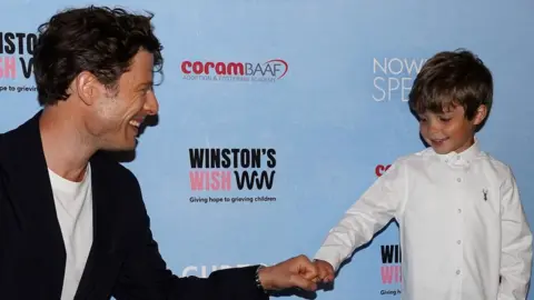 PA Media James Norton and Daniel Lamont at the recent screening of Nowhere Special