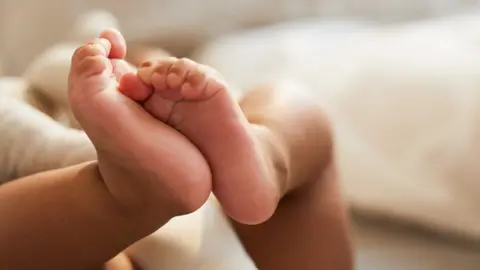 Getty Images Baby's feet