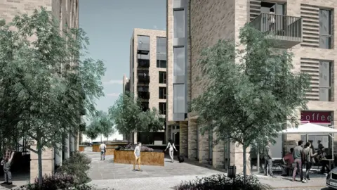 David Cox Architects and Cassidy + Ashton Plans for Dryden Mill site development