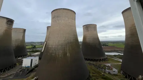 The cooling towers at Ratcliffe-on-Soar Power Station, Nottinghamshire