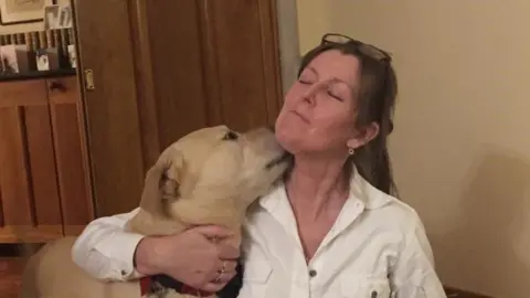 Ann Russell Ann and dog