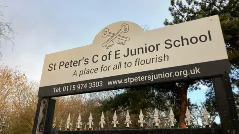 St Peter's Church of England Junior School in Ruddington
