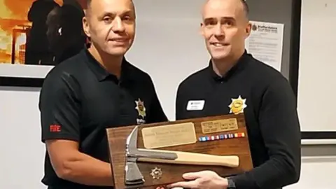 Staffordshire Fire and Rescue Service Darren Jackson and Rob Barber