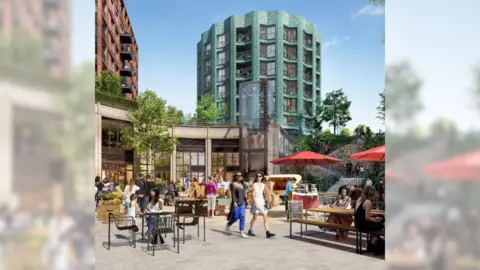 Brighton and Hove City Council Artists impression of how the Brighton gasworks site would have looked