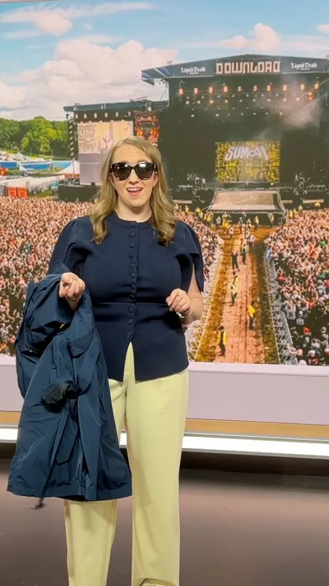 BBC weather presenter Gill Brown