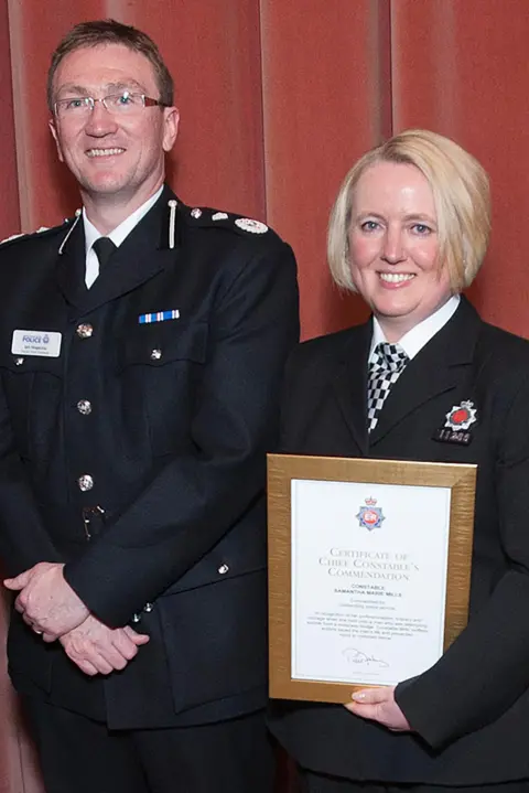 Greater Manchester Police Sam at her passing out ceremony