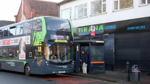 Bus on Lye High Street