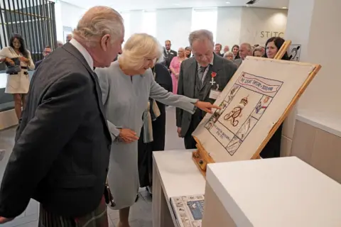 PA Media King Charles and Queen Camilla visited the centre in 2023